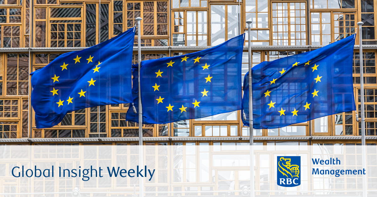 European Union flags