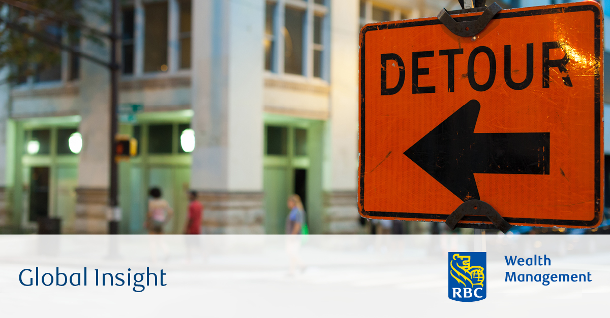 Detour sign Global Insight Monthly November 2025