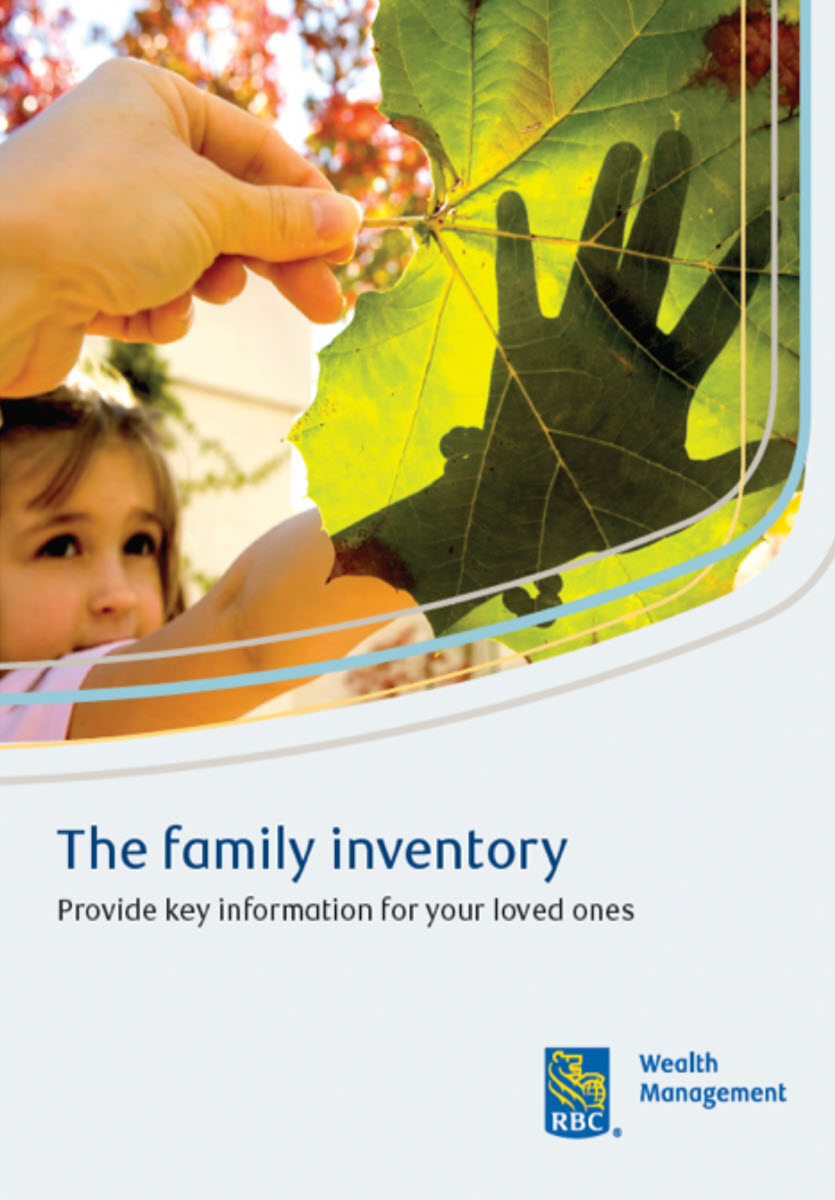 Family Inventory Workbook - Child with leaf